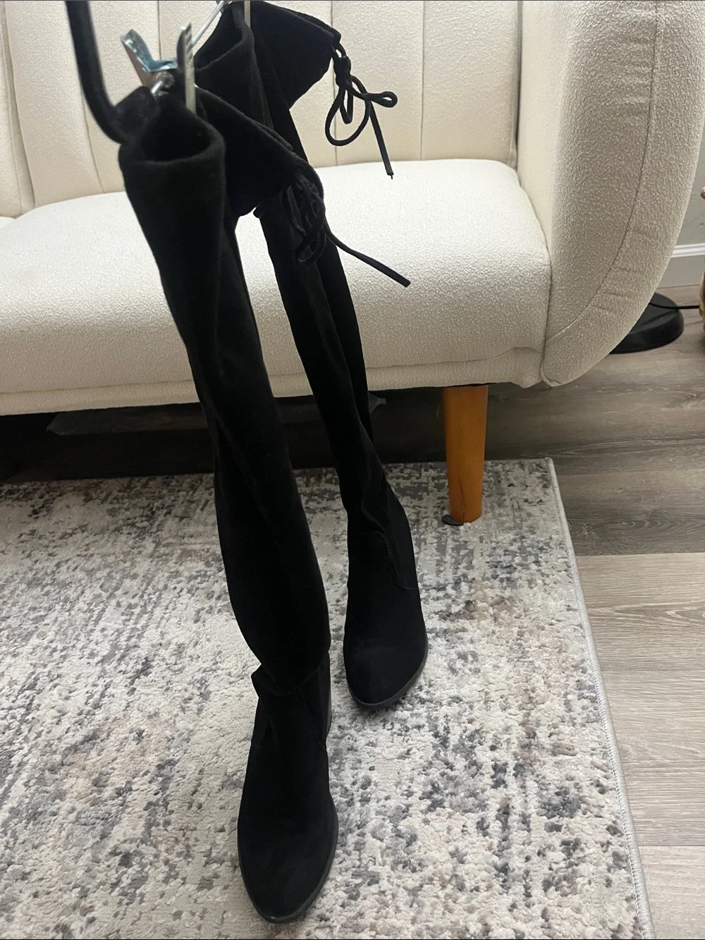 Black Women's boots - knee high